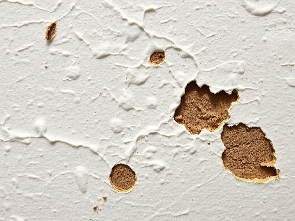 Bubbling or peeling paint from termite damage in Orange County