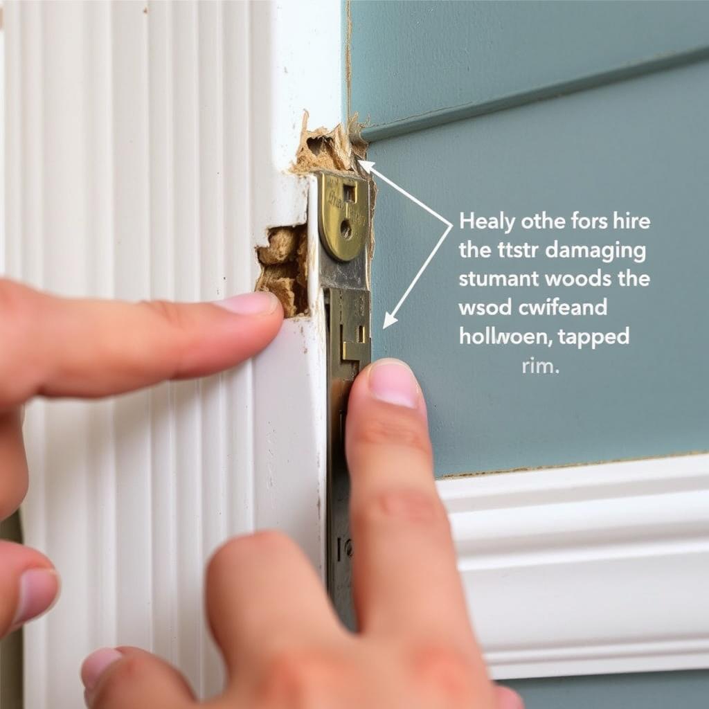 Termite Inspection Baltimore: The Complete Homeowner's Guide 8 Hollow-sounding wood damaged by termites in a Baltimore home