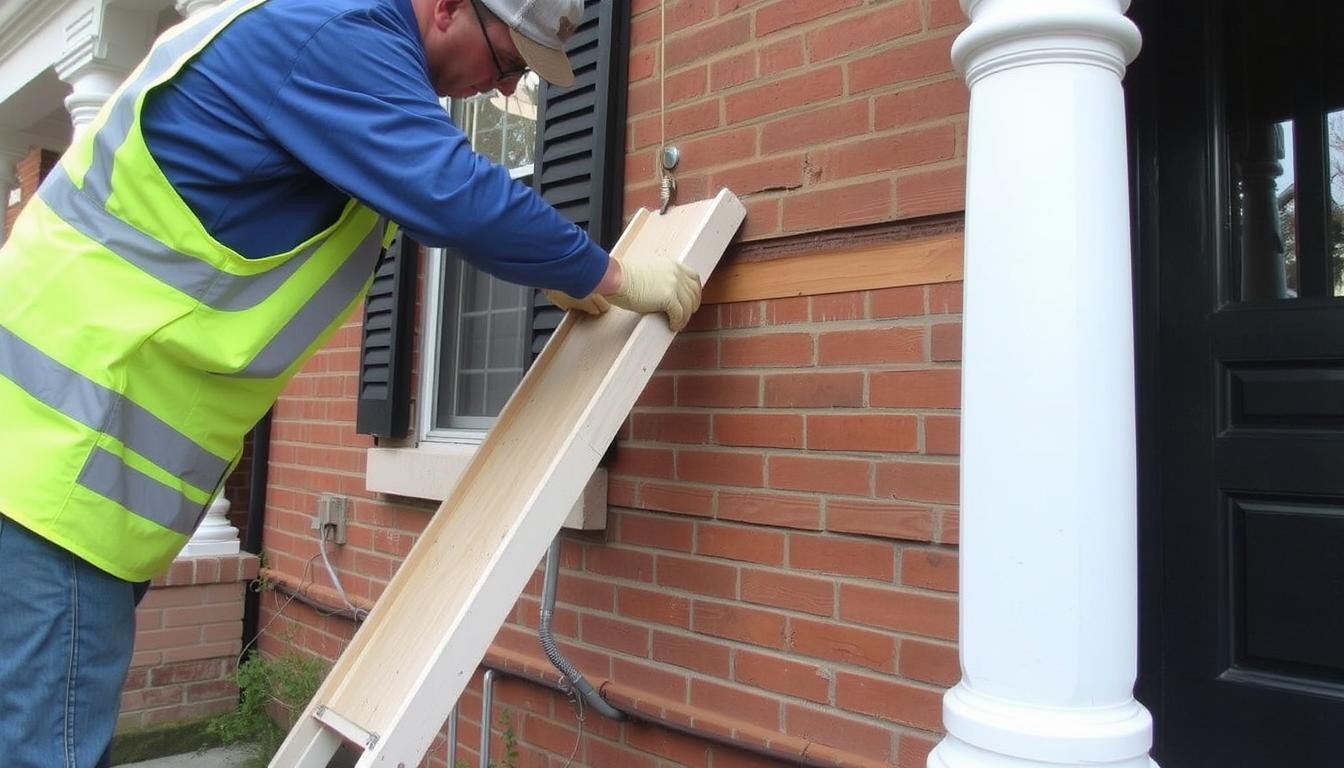 Termite Inspection Baltimore: The Complete Homeowner's Guide 23 Preventative termite measures being applied to a Baltimore row home