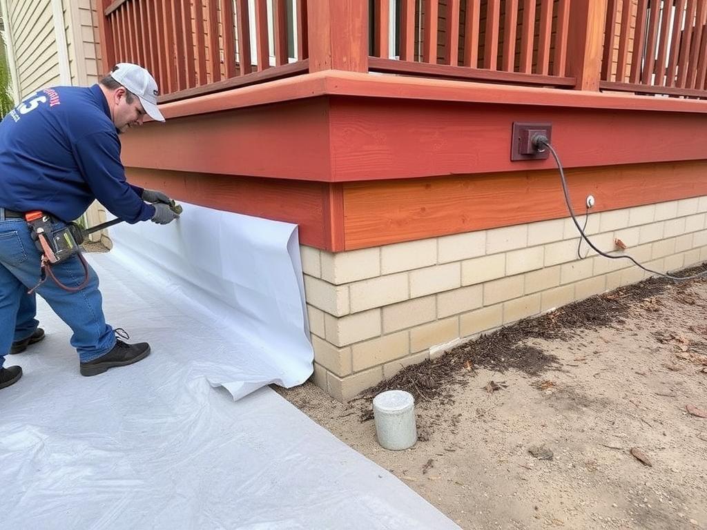 Termite Inspection Baltimore: The Complete Homeowner's Guide 22 Preventative termite treatment being applied to a Roland Park home