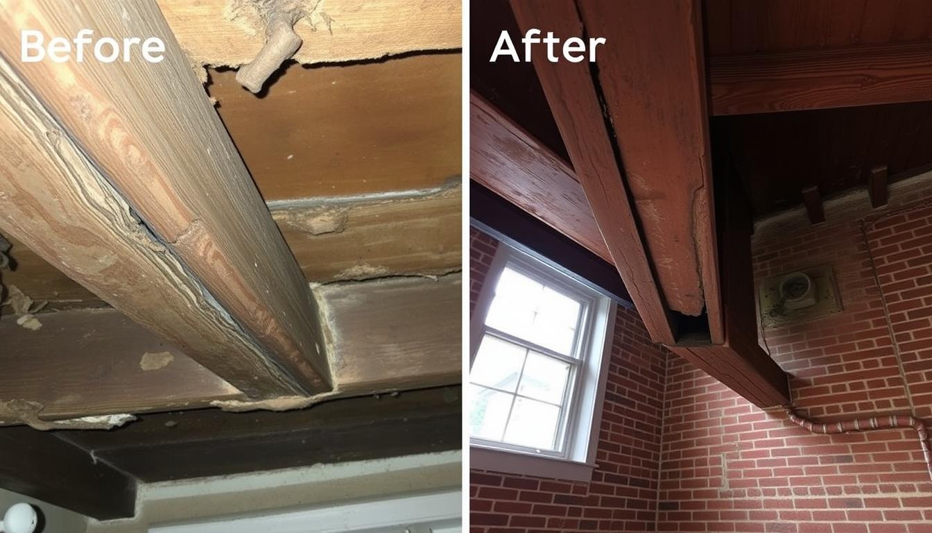 Termite Inspection Baltimore: The Complete Homeowner's Guide 19 Severe termite damage in a historic Baltimore row home