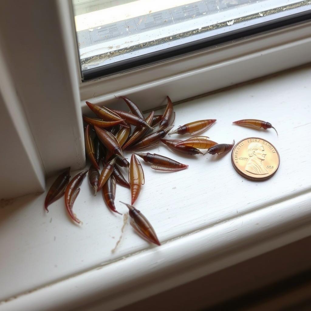 Termite Inspection Baltimore: The Complete Homeowner's Guide 9 Termite wings discarded near a Baltimore window sill