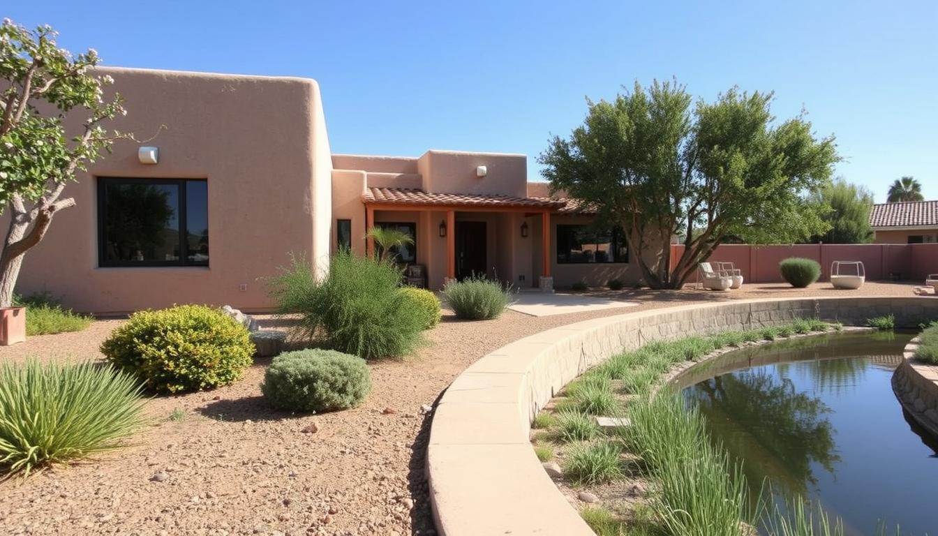 North Valley Albuquerque home with irrigation and termite prevention