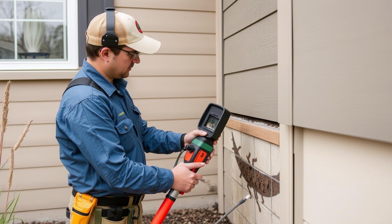 Professional termite inspection of Boise home following spring weather changes
