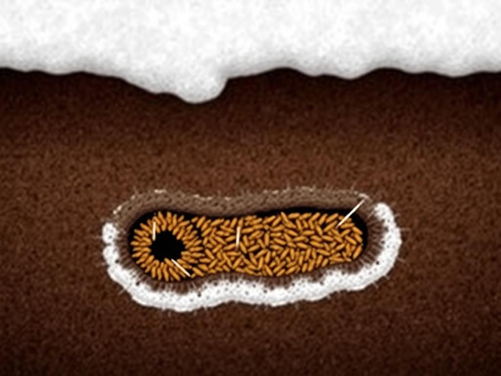 Subterranean termite colony surviving winter in soil near Boise home foundation